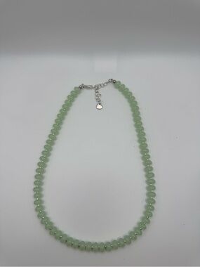 Light Green Beaded Handmade Necklace